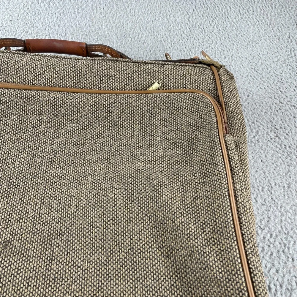 Vintage Hartmann Tweed Wool‎ Garment Bag Bi-Fold Travel Luggage 23